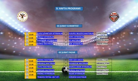 9. HAFTA PROGRAMI